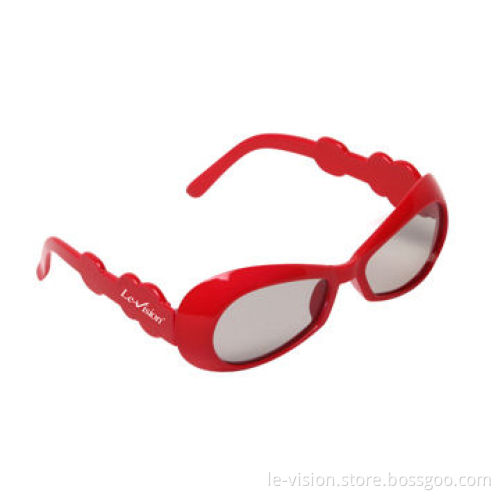 Children's Anaglyph 3D Glasses for Passive Digital Cinema